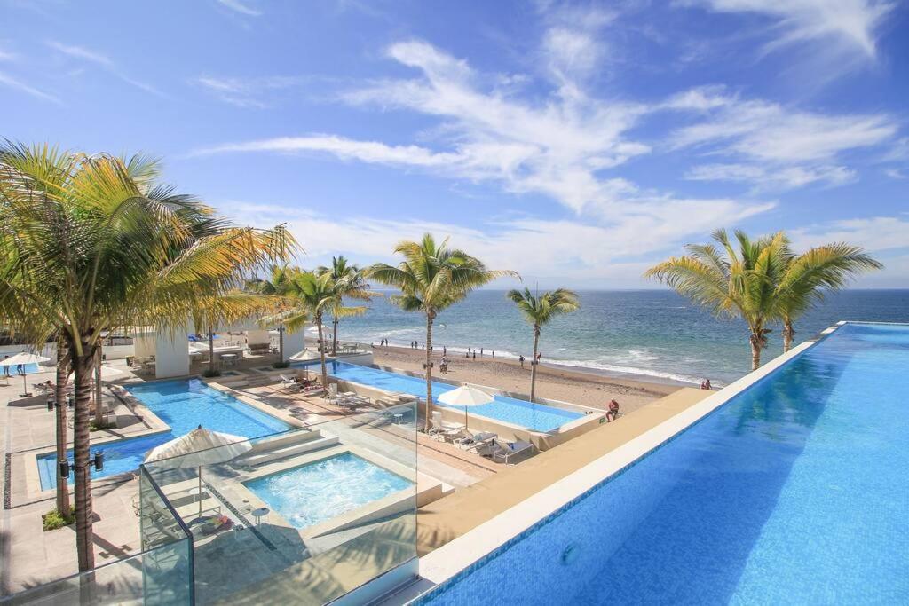 Harbor 7010 By Moikkarentals Beachfront 600Mb Wifi Puerto Vallarta Exterior foto